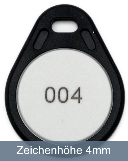 Lasergravur-RFID-Schluesslanhaenger-4mm-1 RFID Key mit Nummer