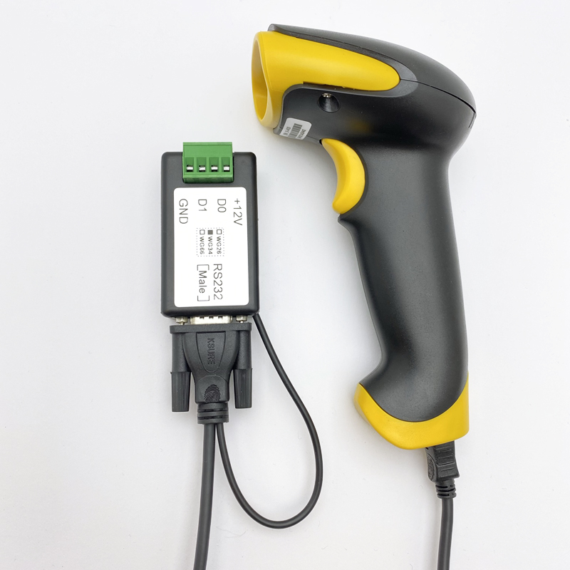 Wiegand-Scanner Barcode und QR-Code Handscanner  Wiegand34
