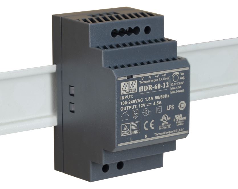 HDR-60-12 DIN Netzteil 12V, 5A