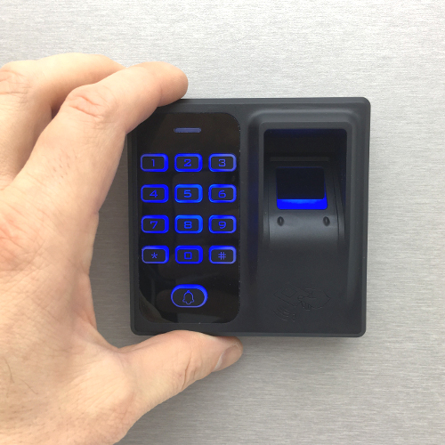 HE-F6 Fingerabdruck,Code und RFID Zutrittskontroller Fingerprint Türöffner 